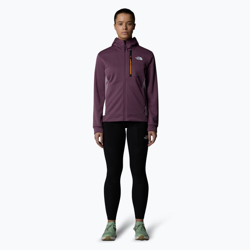 Dámská mikina  The North Face Mountain Athletics FZ Fleece midnight mauve/ purple chalk 2