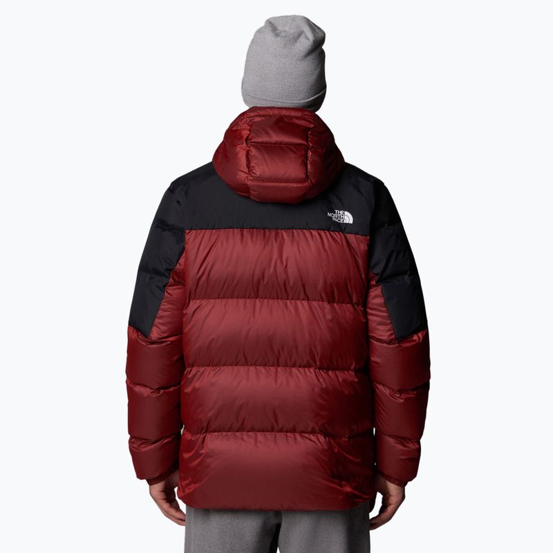 Pánská péřová bunda The North Face Diablo Down 2.0 Hoodie high risk red/black heather 3