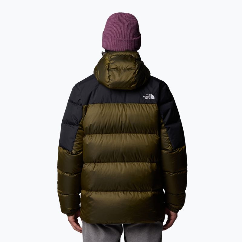 Pánská péřová bunda The North Face Diablo Down 2.0 Hoodie moss green/black heathe 2