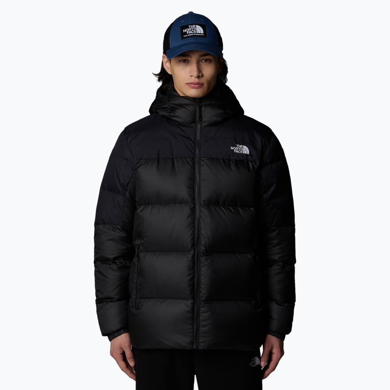 Pánská péřová bunda The North Face Diablo Down 2.0 Hoodie black heather/blk