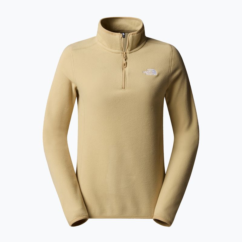 Dámská mikina  The North Face 100 Glacier 1/4 Zip khaki stone