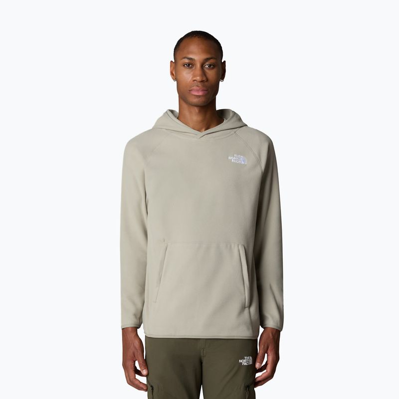 Pánská mikina  The North Face 100 Glacier Hoodie clay grey