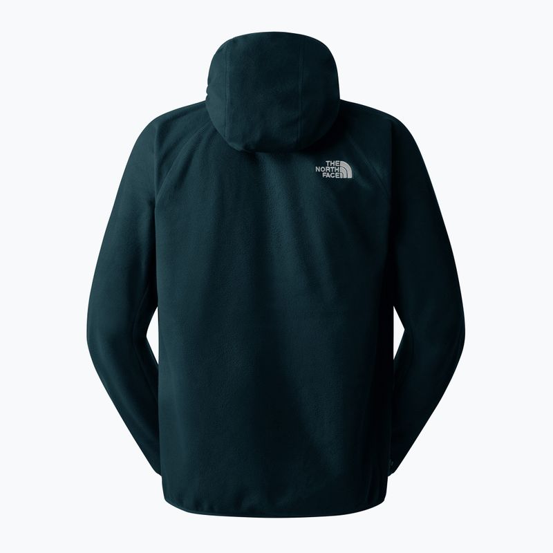 Pánská mikina  The North Face 100 Glacier Hoodie midnight petrol 2