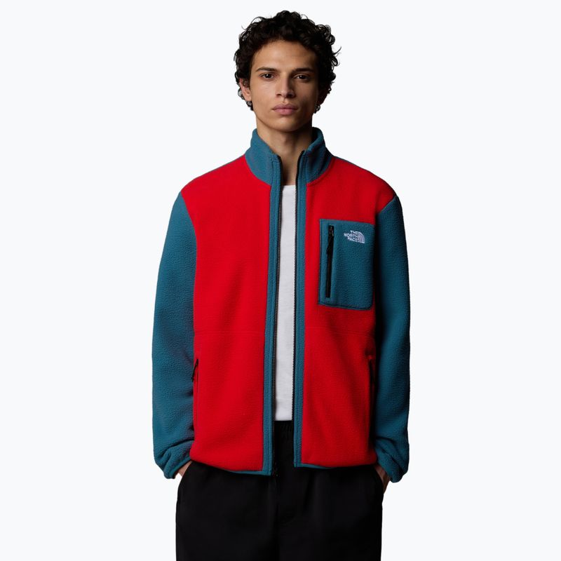 Pánská mikina The North Face Yumiori Full Zip high risk red/ mallard blue 4