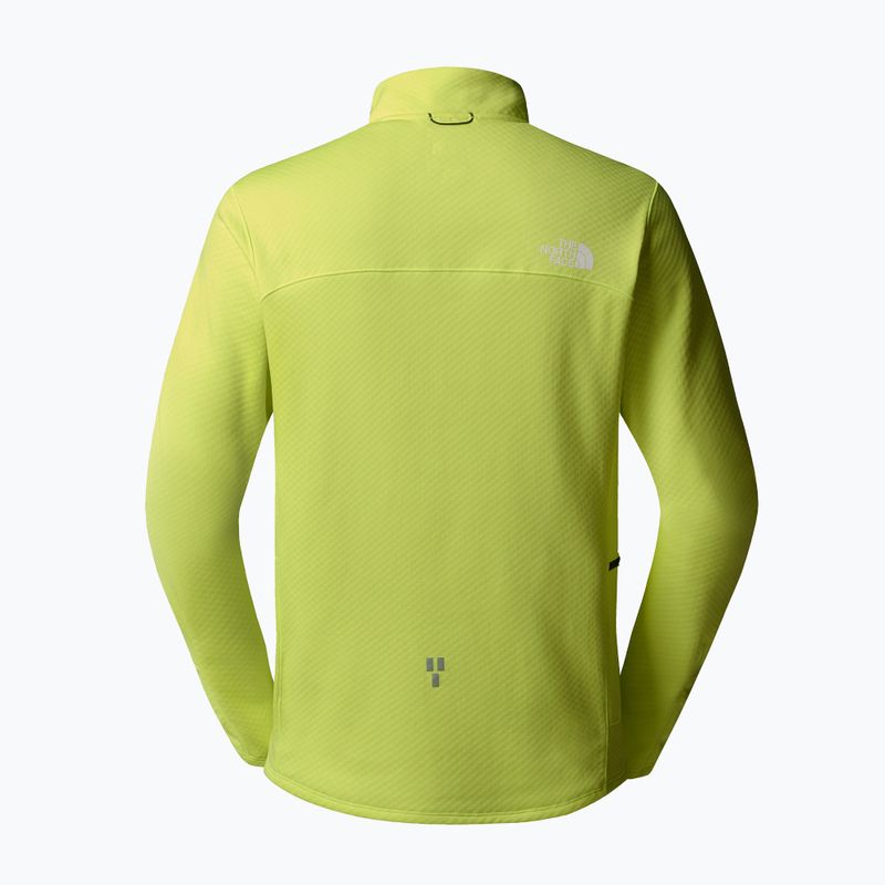 Pánská běžecká mikina The North Face Winter Warm Pro 1/4 Zip fireflow yellow 2