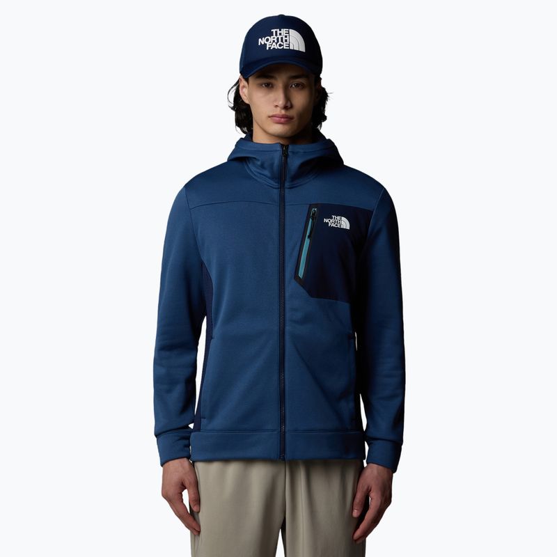 Pánská mikina  The North Face Mountain Athletics Full Zip Fleece shady blue/ summit navy