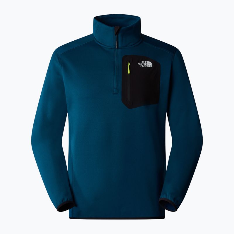 Pánská mikina  The North Face Crest 1/4 Zip midnight petrol/ black 4