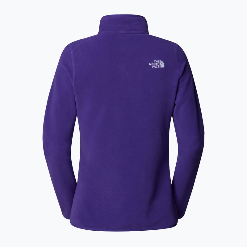 Dámská mikina  The North Face 100 Glacier 1/4 Zip peak purple 2