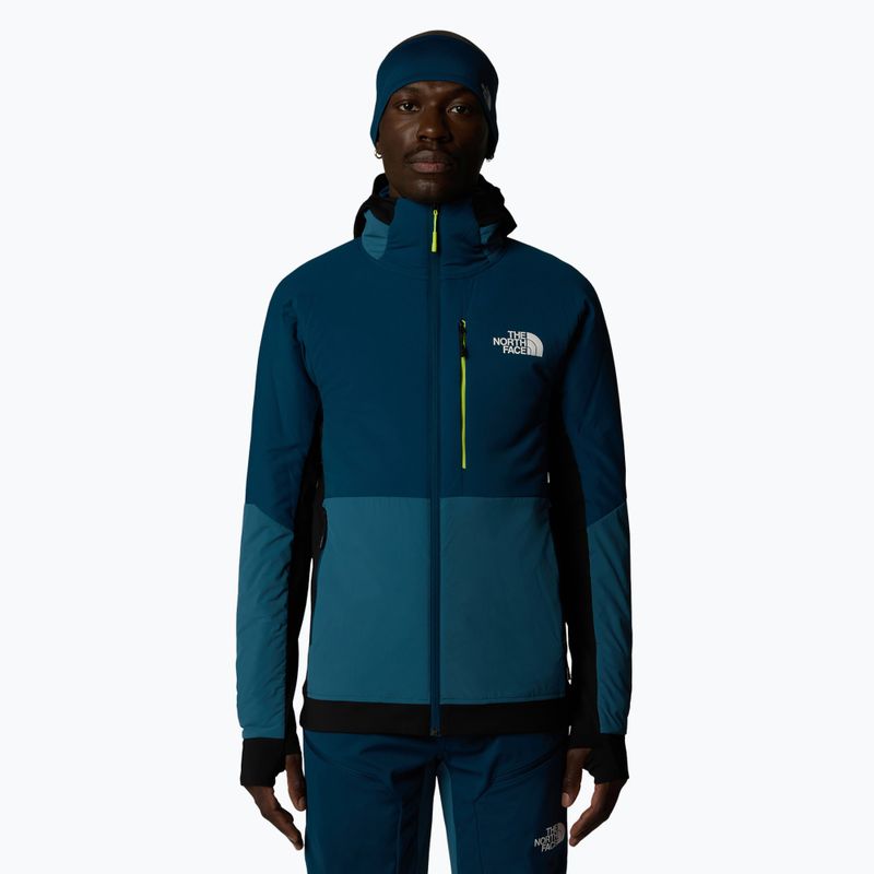 Pánská hybridní bunda The North Face Binntal Hybrid Ventrix Hoodie mallard blue/midnight