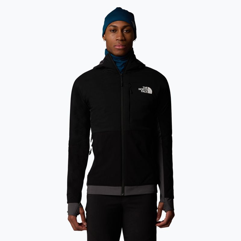 Pánská hybridní bunda The North Face Binntal Hybrid Ventrix Hoodie black/black/ant