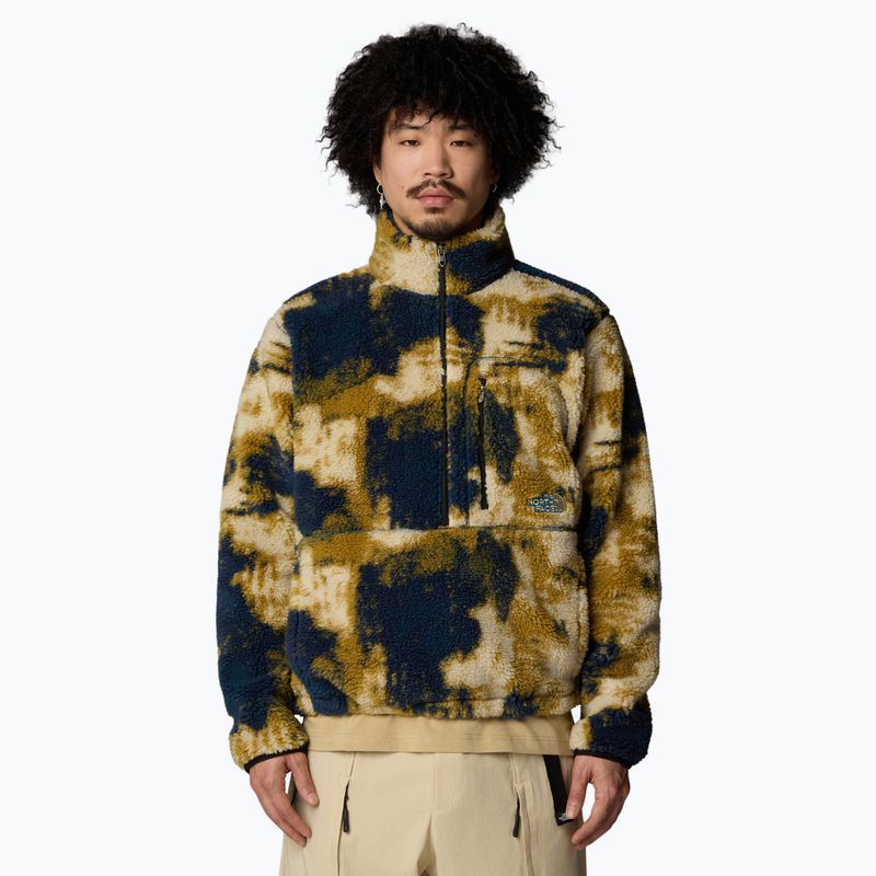 Pánská mikina  The North Face Extreme Pile Pullover midnight petrol bleach dye