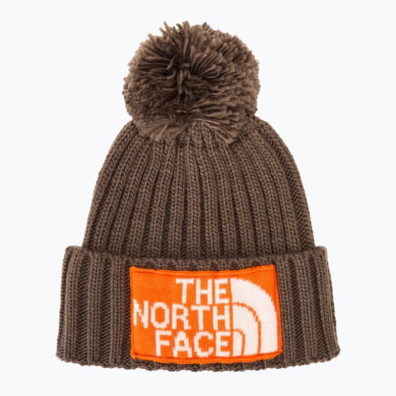 Pánská zimní čepice The North Face Heritage Ski Tuke smokey brown/orange