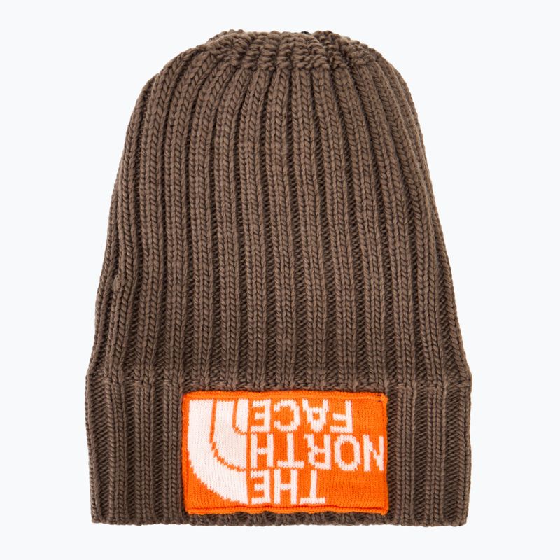 Pánská zimní čepice The North Face Heritage Ski Tuke smokey brown/orange 4