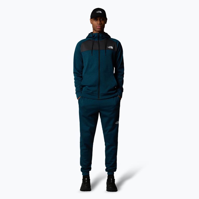 Pánská mikina  The North Face Reaxion Fleece midnight petrol dark heather/ asphalt grey 2