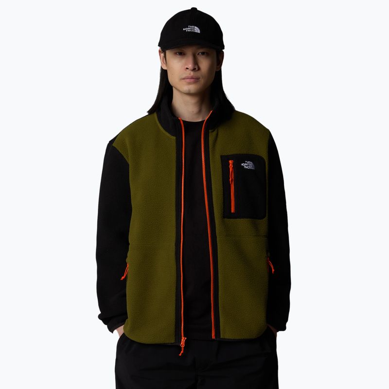 Pánská mikina The North Face Yumiori Full Zip forest olive/ black 4