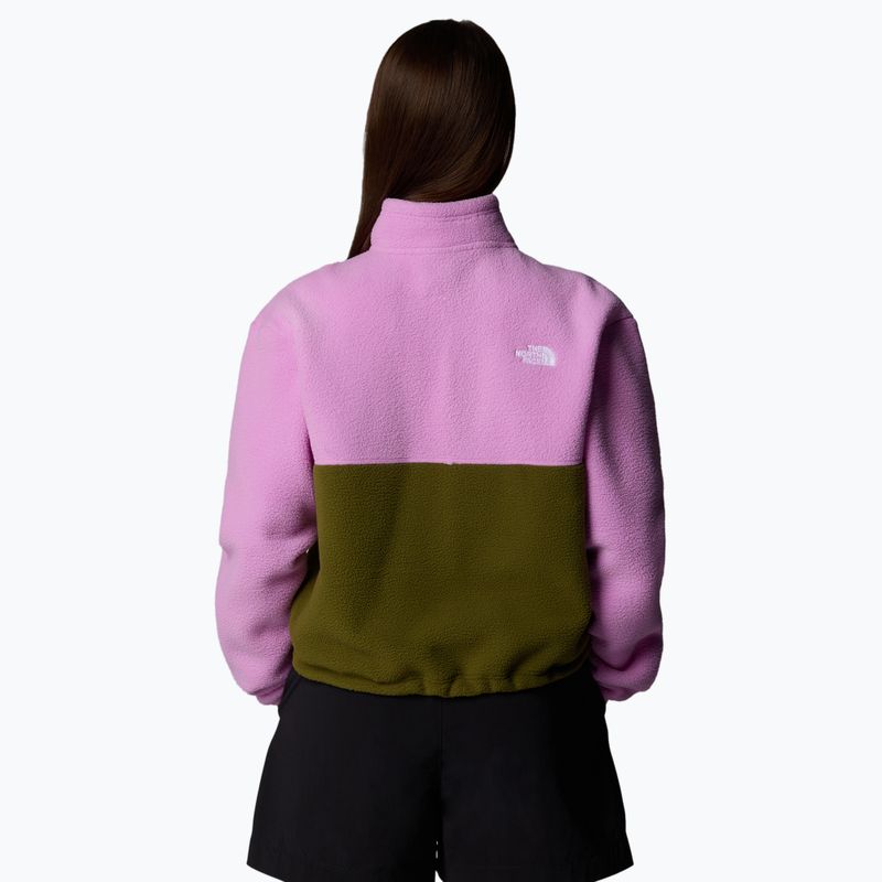 Dámská mikina The North Face Yumiori 1/4 Zip forest olive/ dragonfruit 3