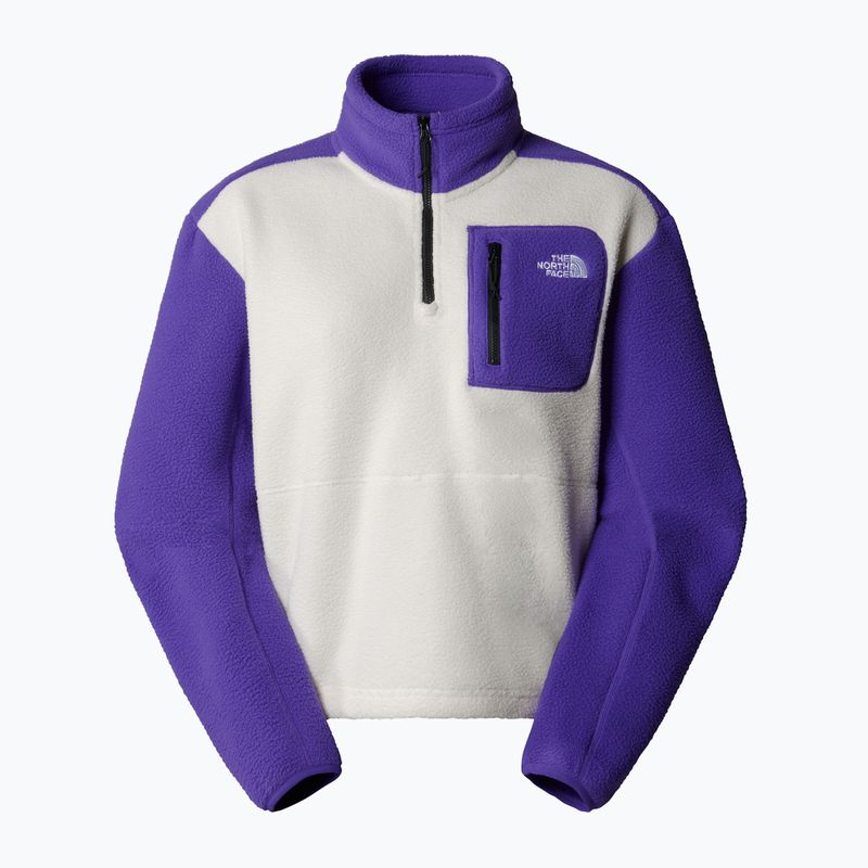 Dámská mikina The North Face Yumiori 1/4 Zip white dune/peak purple 3