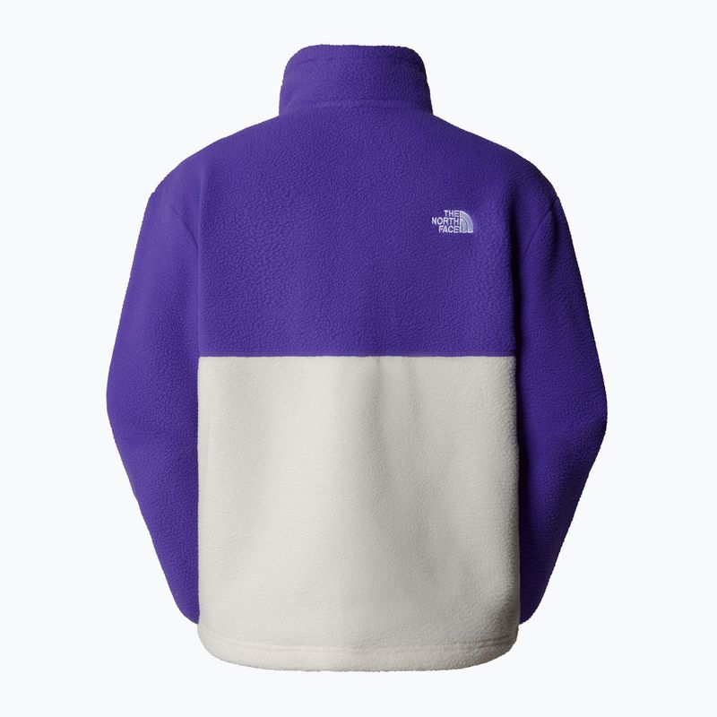 Dámská mikina The North Face Yumiori 1/4 Zip white dune/peak purple 4