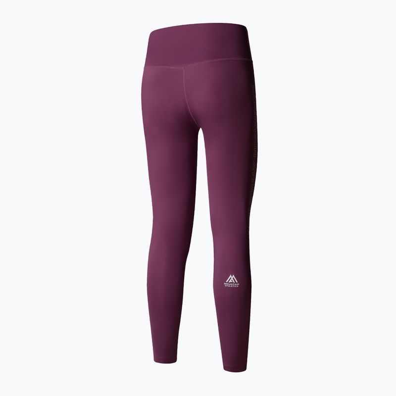 Dámské běžecké legíny The North Face Mountain Athletics 25In Flex Tight midnight mauve 5