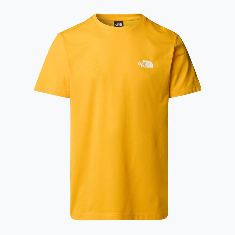 Pánské tričko The North Face Simple Dome Tee summit gold 4