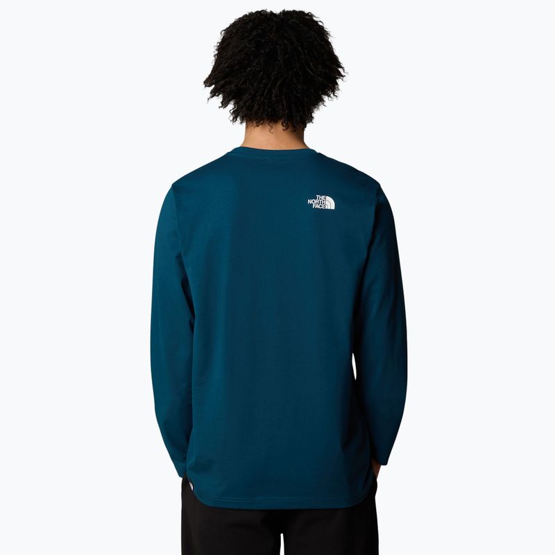 Pánské The North Face Simple Dome Longsleeve midnight petrol 3