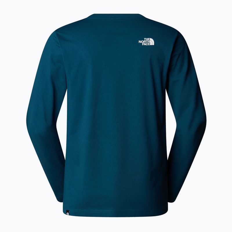 Pánské The North Face Simple Dome Longsleeve midnight petrol 5