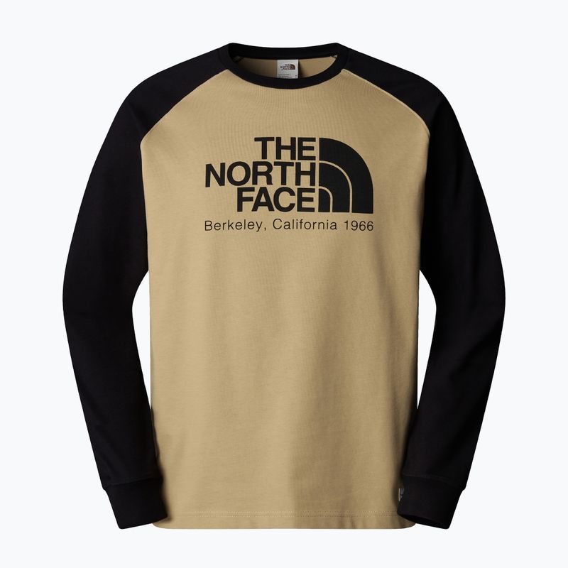 Pánské tričko The North Face Heritage Longsleeve khaki stone/black