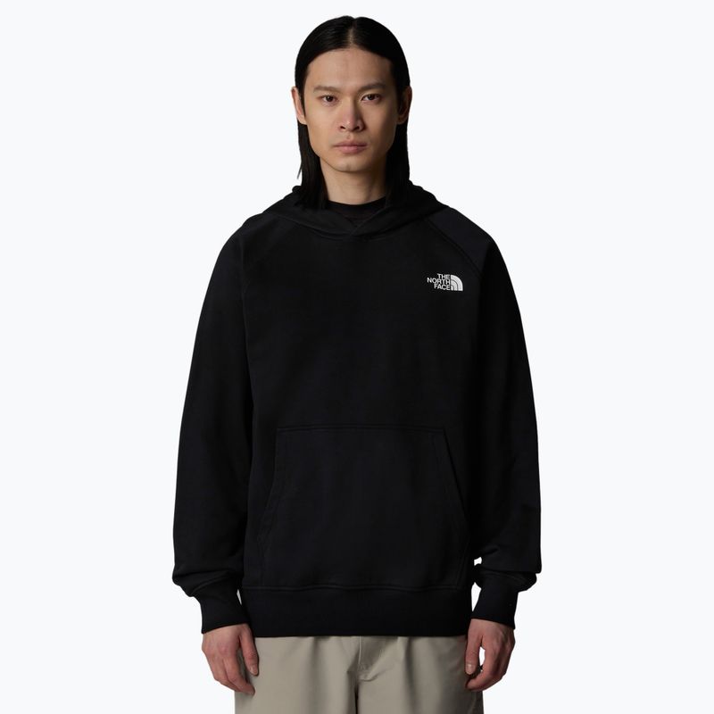 Pánská mikina The North Face Raglan Box Nse Hoodie black/ white