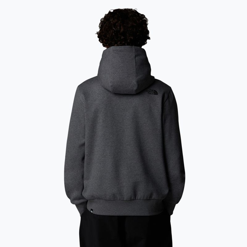 Pánská mikina The North Face Simple Dome Hoodie medium grey heather 3