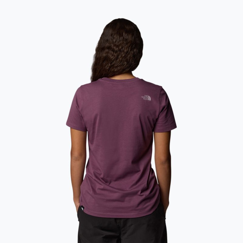 Dámské tričko The North Face Easy midnight mauve/purple 3