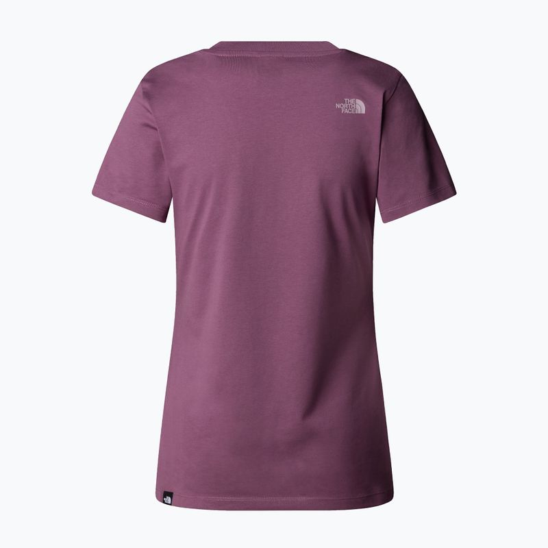 Dámské tričko The North Face Easy midnight mauve/purple 5