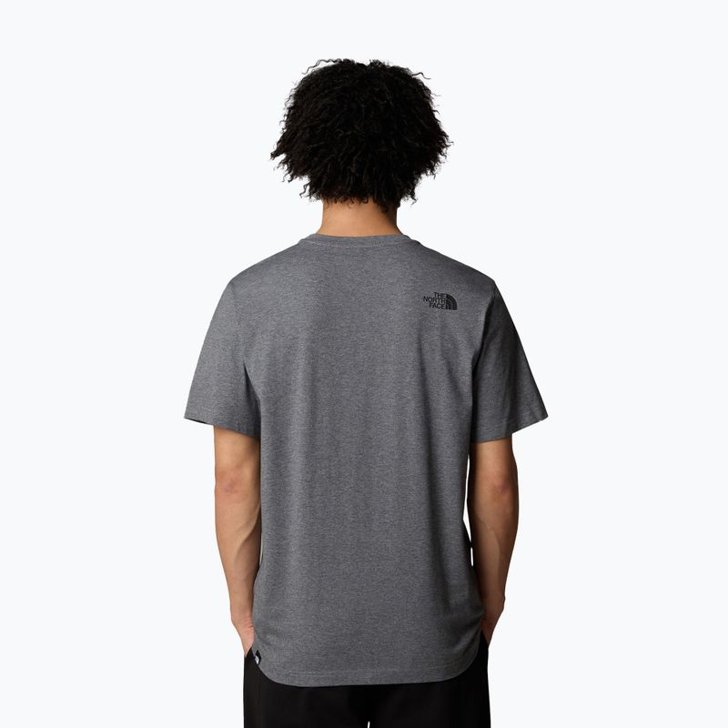 Pánské tričko The North Face Easy t-shirt tnf medium grey heather 3