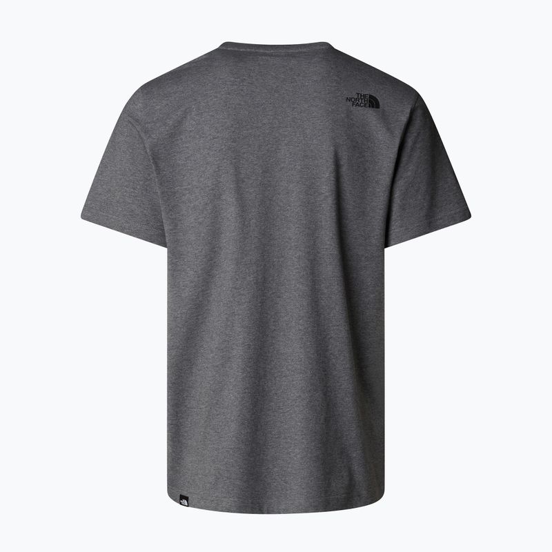 Pánské tričko The North Face Easy t-shirt tnf medium grey heather 5
