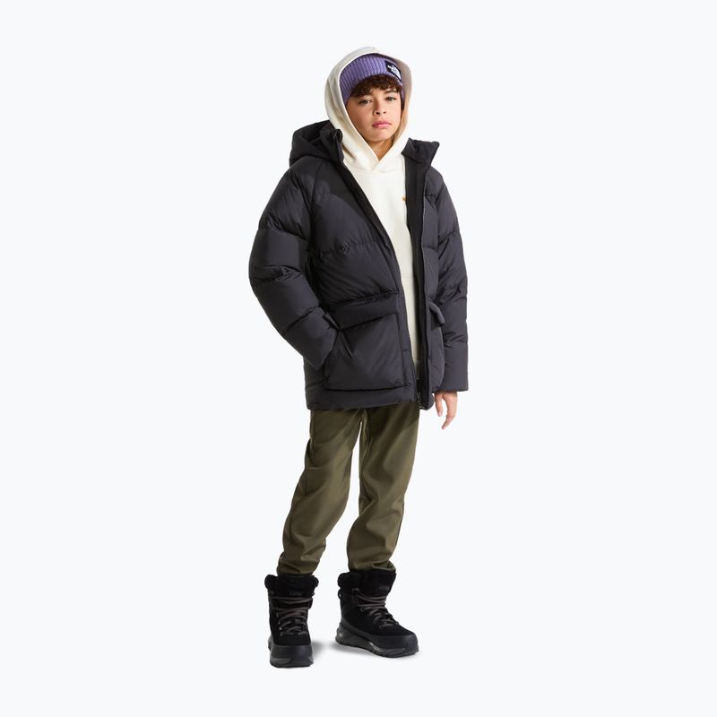 Dětská péřová bunda The North Face Teen North Down Fleece Lined Short Parka tnf black 4