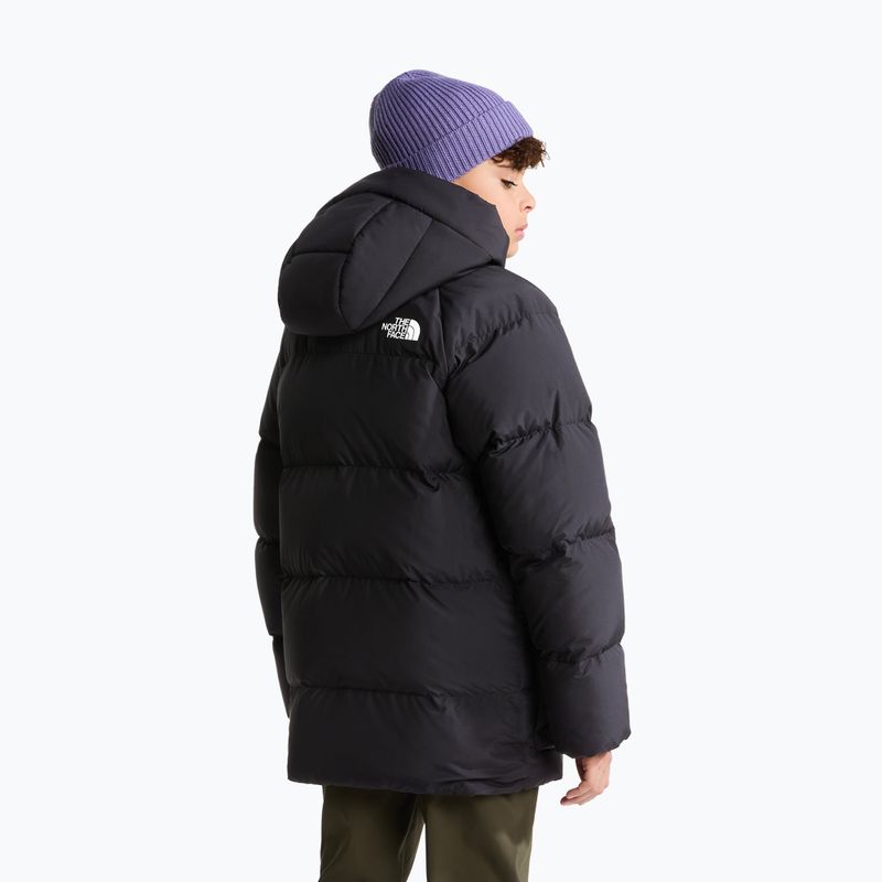 Dětská péřová bunda The North Face Teen North Down Fleece Lined Short Parka tnf black 5