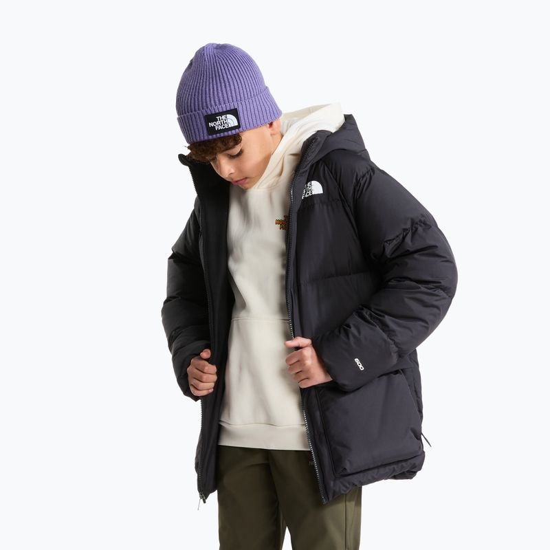 Dětská péřová bunda The North Face Teen North Down Fleece Lined Short Parka tnf black 6
