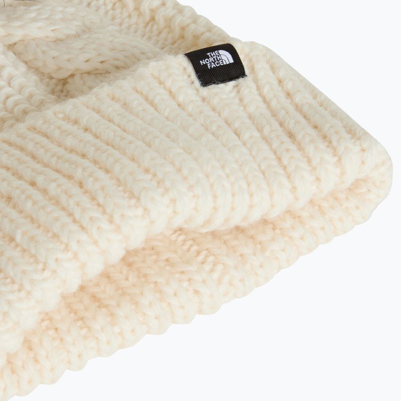 Dětská zimní čepice The North Face Oh Mega Fur Pom Beanie white Dune 2