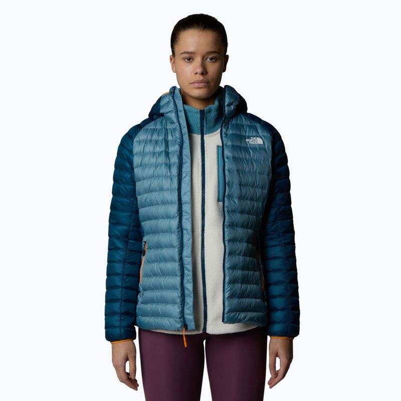 Dámská péřová bunda The North Face Bettaforca Lt Down Hoodie algae blue/midnight petrol 4