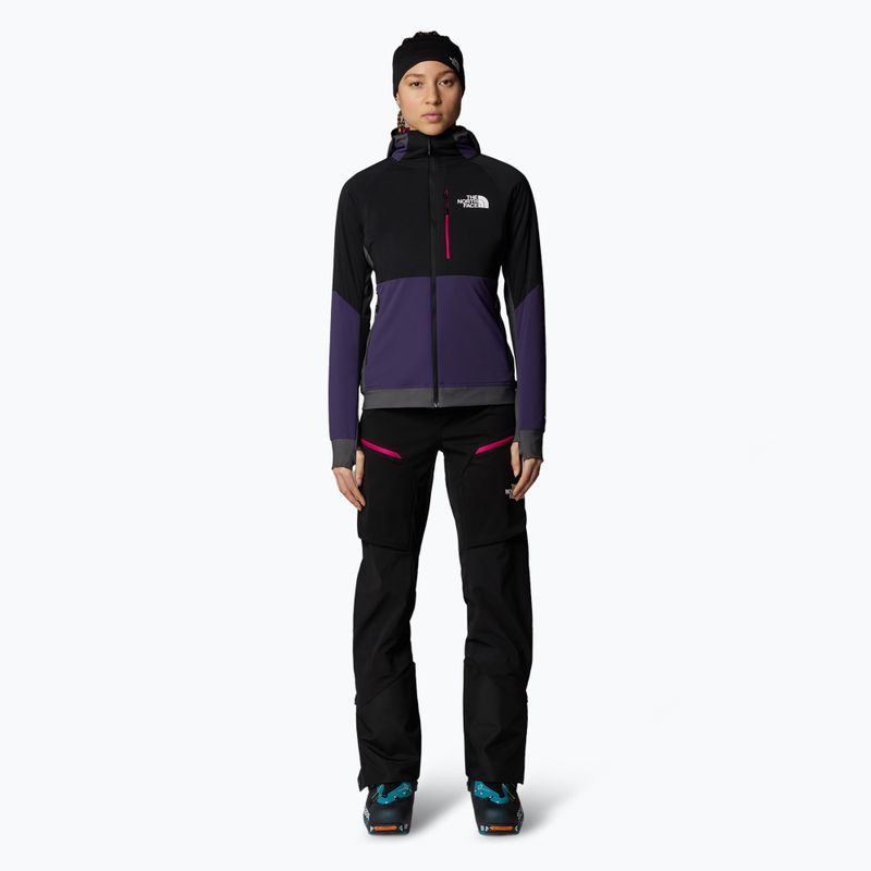 Dámská bunda The North Face Binntal Hybrid Ventrix Hoodie eternal purple/black 2