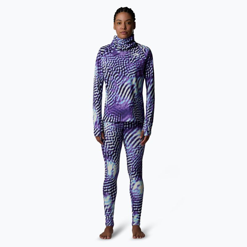 Dámské termotričko The North Face Baselayer Dragline Longsleevepeak purple the lift print 2