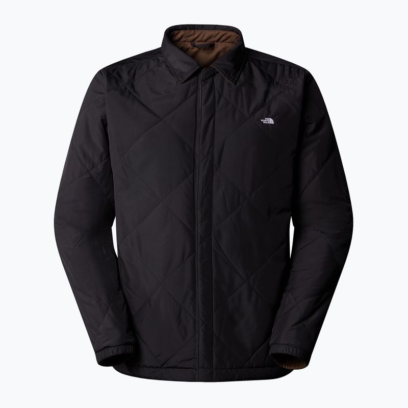 Pánská zateplená bunda The North Face Afterburner Insulated Flannel black/smokey brown 8