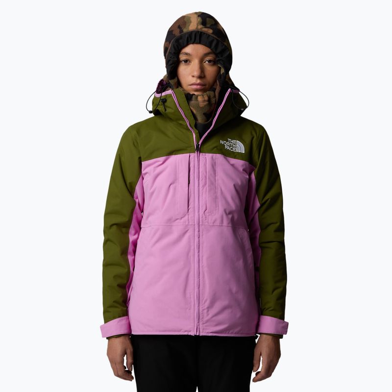 Dámská lyžařská bunda The North Face Namak Insulated forest olive/dragonfruit