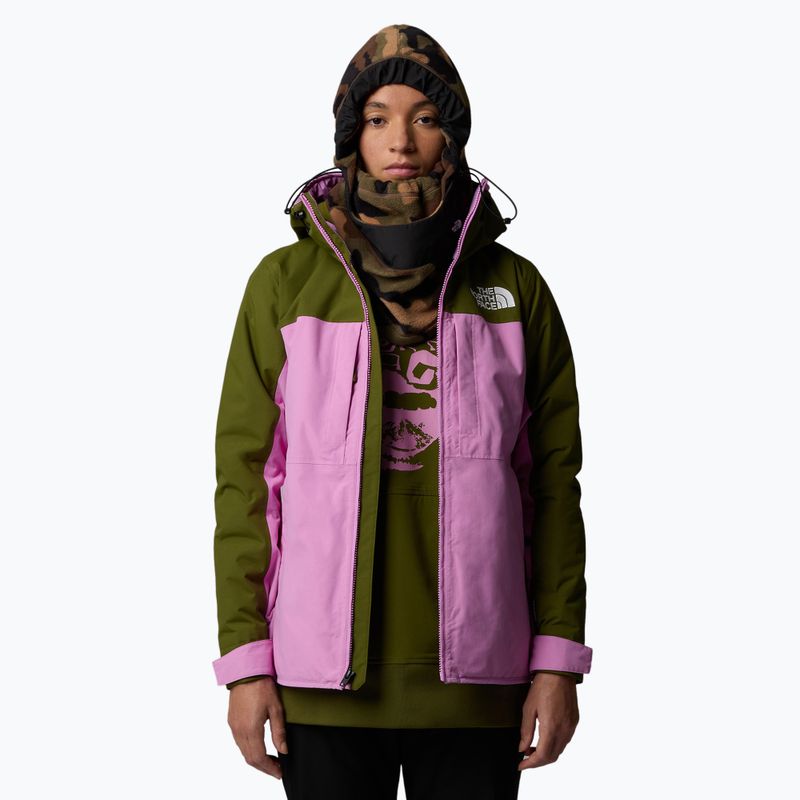 Dámská lyžařská bunda The North Face Namak Insulated forest olive/dragonfruit 4