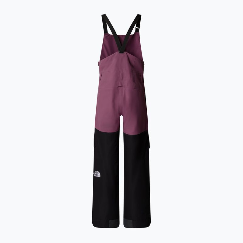 Dámské lyžařské kalhoty The North Face Dragline Bib midnight mauve/black 5