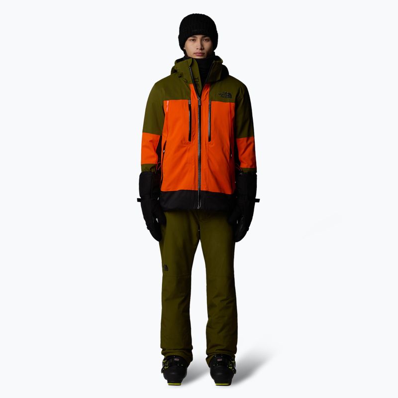 Pánská lyžařská bunda  The North Face Snowsquall orange/forest olive 2