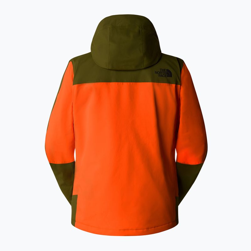 Pánská lyžařská bunda  The North Face Mount Bre orange/forest olive 6