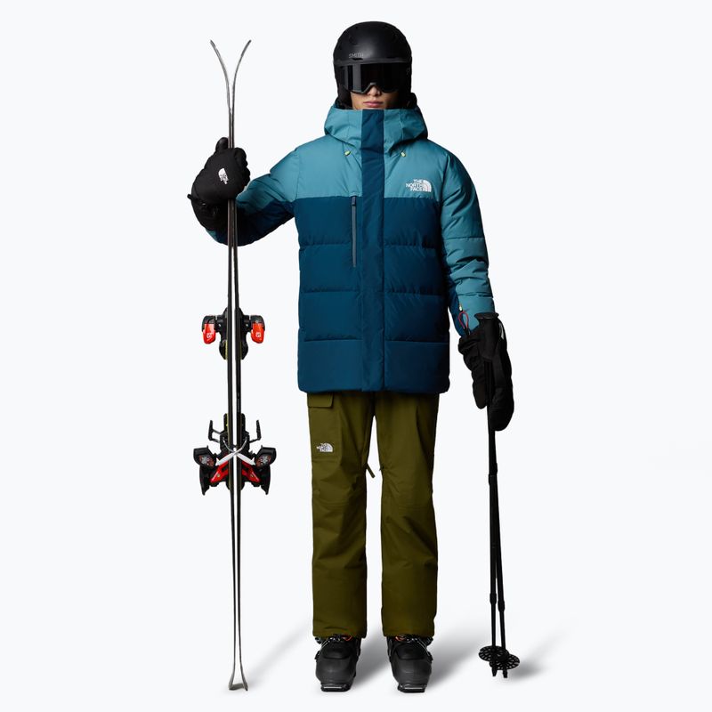 Pánská lyžařská bunda  The North Face Corefire Down Windstopper Jacket midnight petrol/algae blue 2