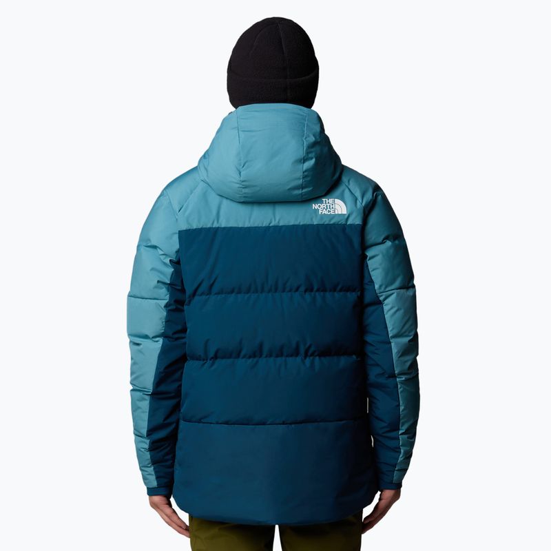 Pánská lyžařská bunda  The North Face Corefire Down Windstopper Jacket midnight petrol/algae blue 3