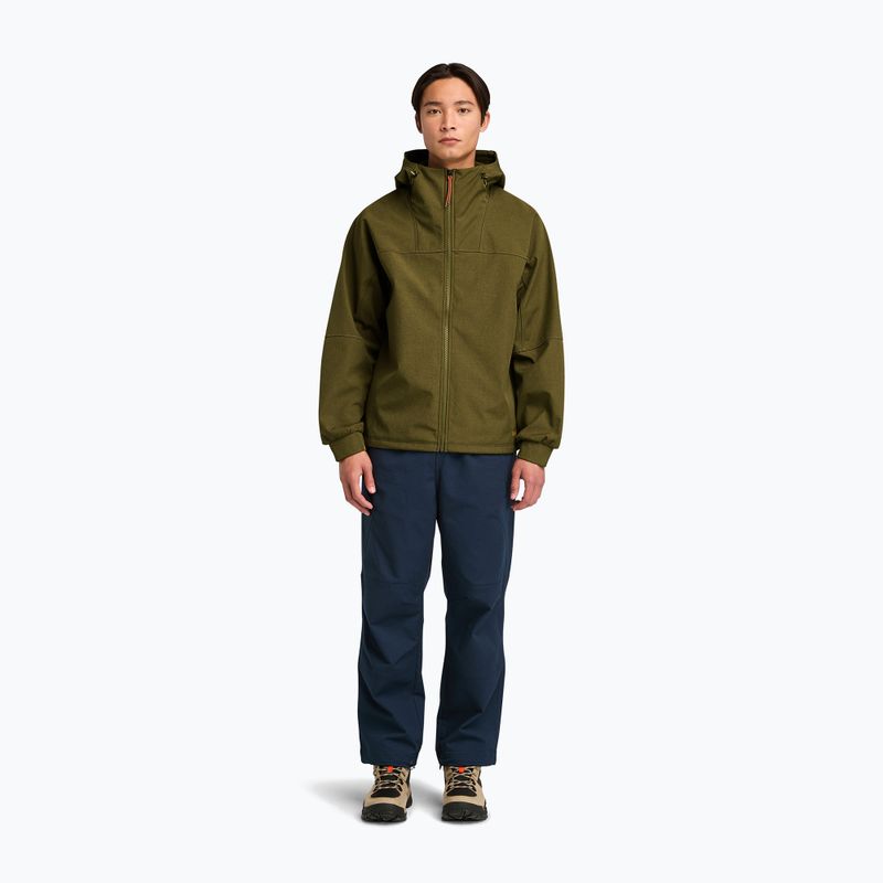 Pánská softshellová bunda Timberland Softshell Hooded dark olive 2