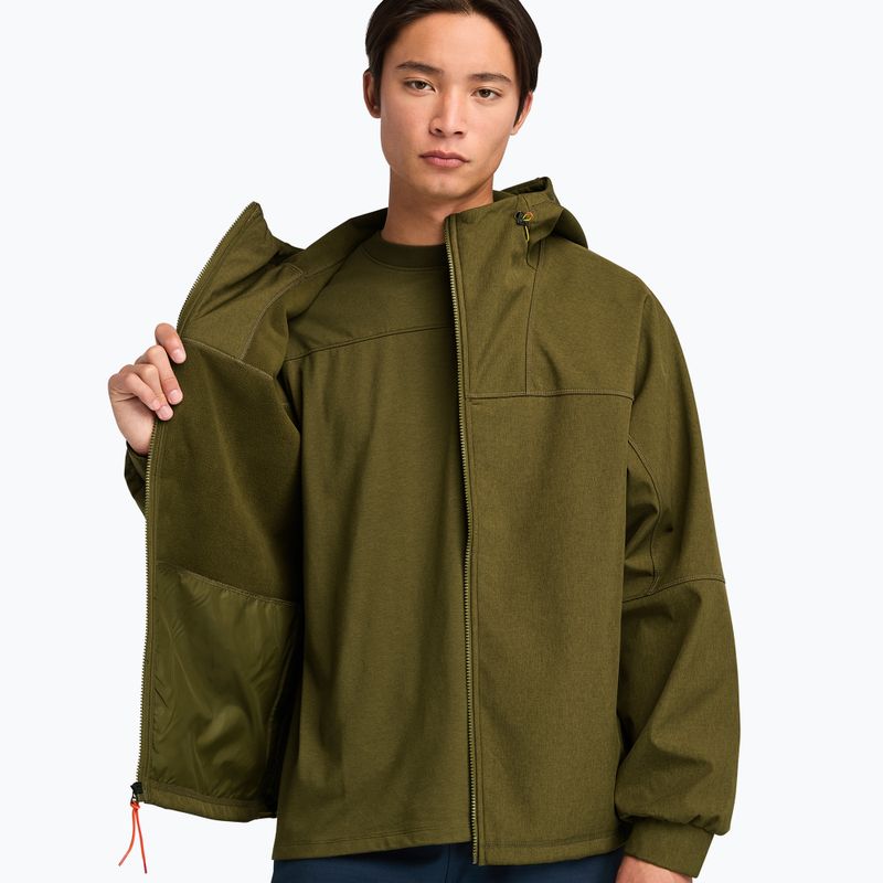 Pánská softshellová bunda Timberland Softshell Hooded dark olive 4